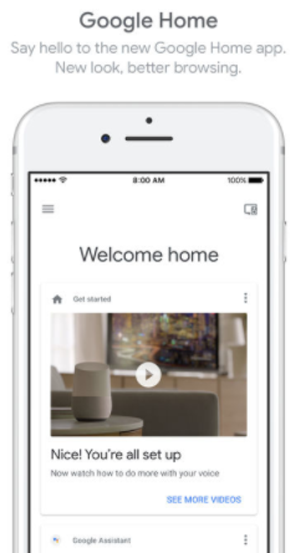 Google home store app for ios